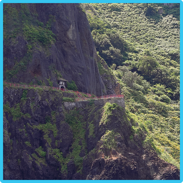 オタモイ海岸「龍宮閣跡」